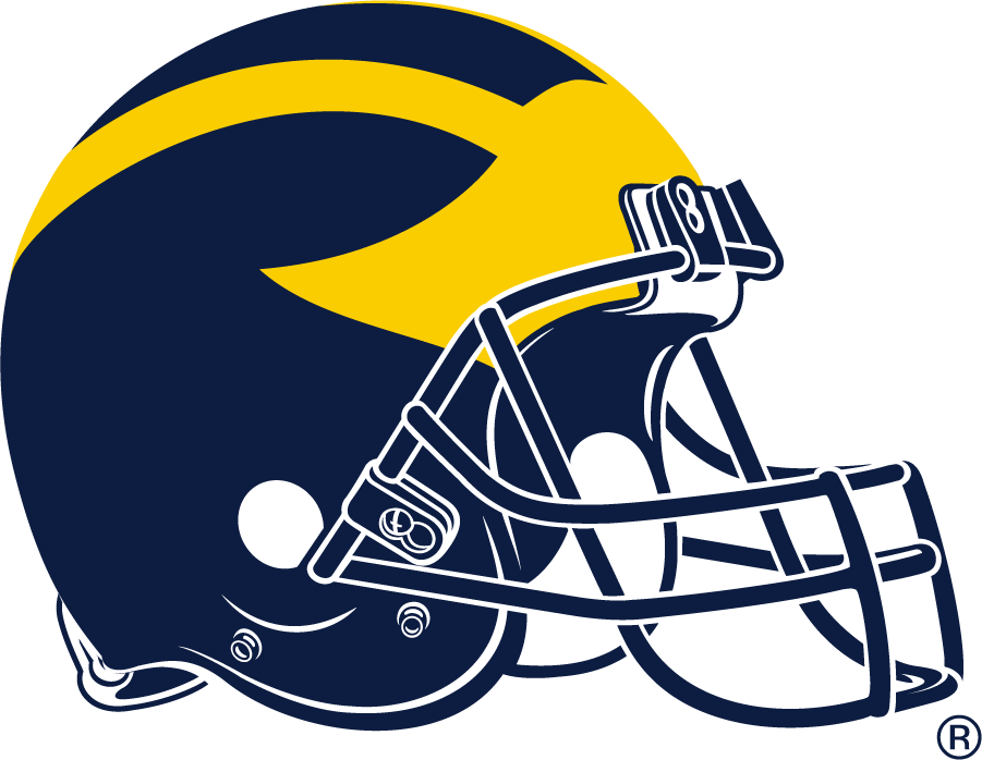 Michigan Wolverines 1994-2015 Helmet Logo diy DTF decal sticker